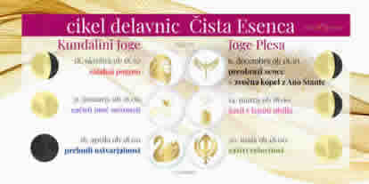 Cista Esenca Kundalini Joge in Joge Plesa cikel delavnic 2025/26 v Ljubljani